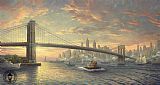 Thomas Kinkade The Spirit of New York painting